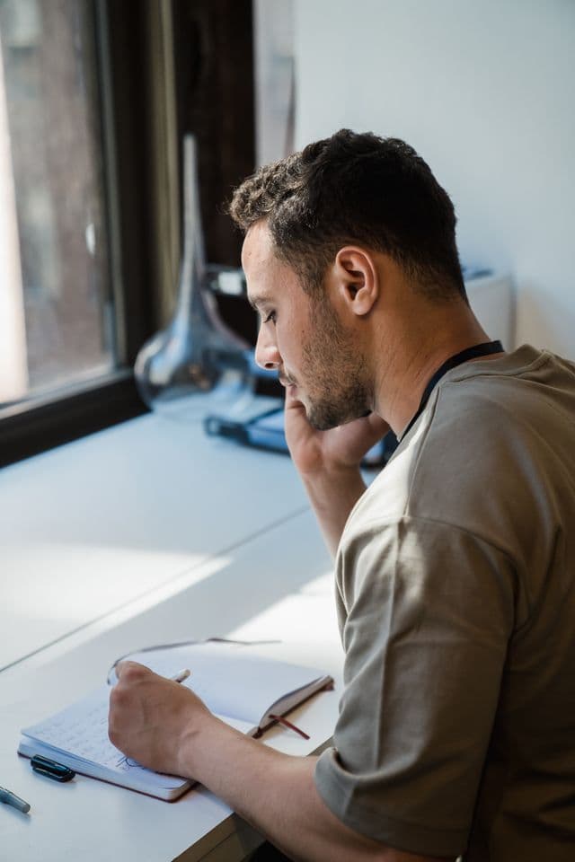 A partner journalling to stay grounded while supporting a survivor